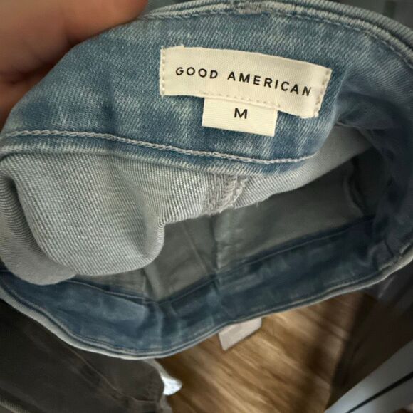 Good American Pull On Flare Jeans “SAMPLE” Size M NEW - Picture 8 of 8